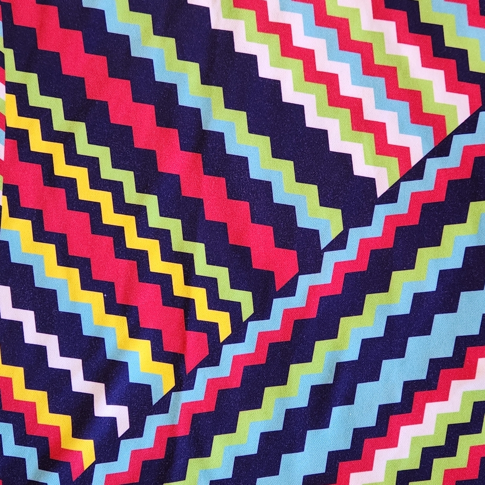 Spyder Colorful Zigzag Patterned ¼ Zip Pullover S… - image 5